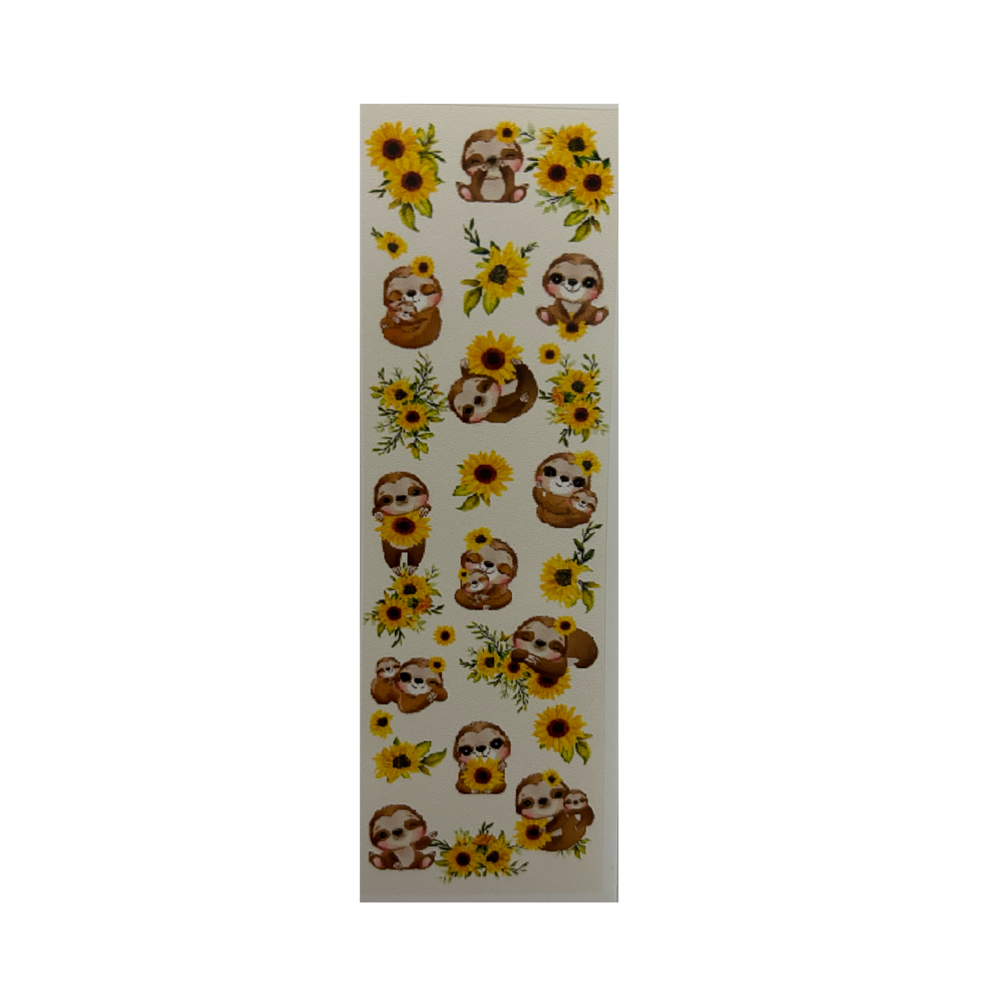 Sloth with Sunflowers Pen Wrap