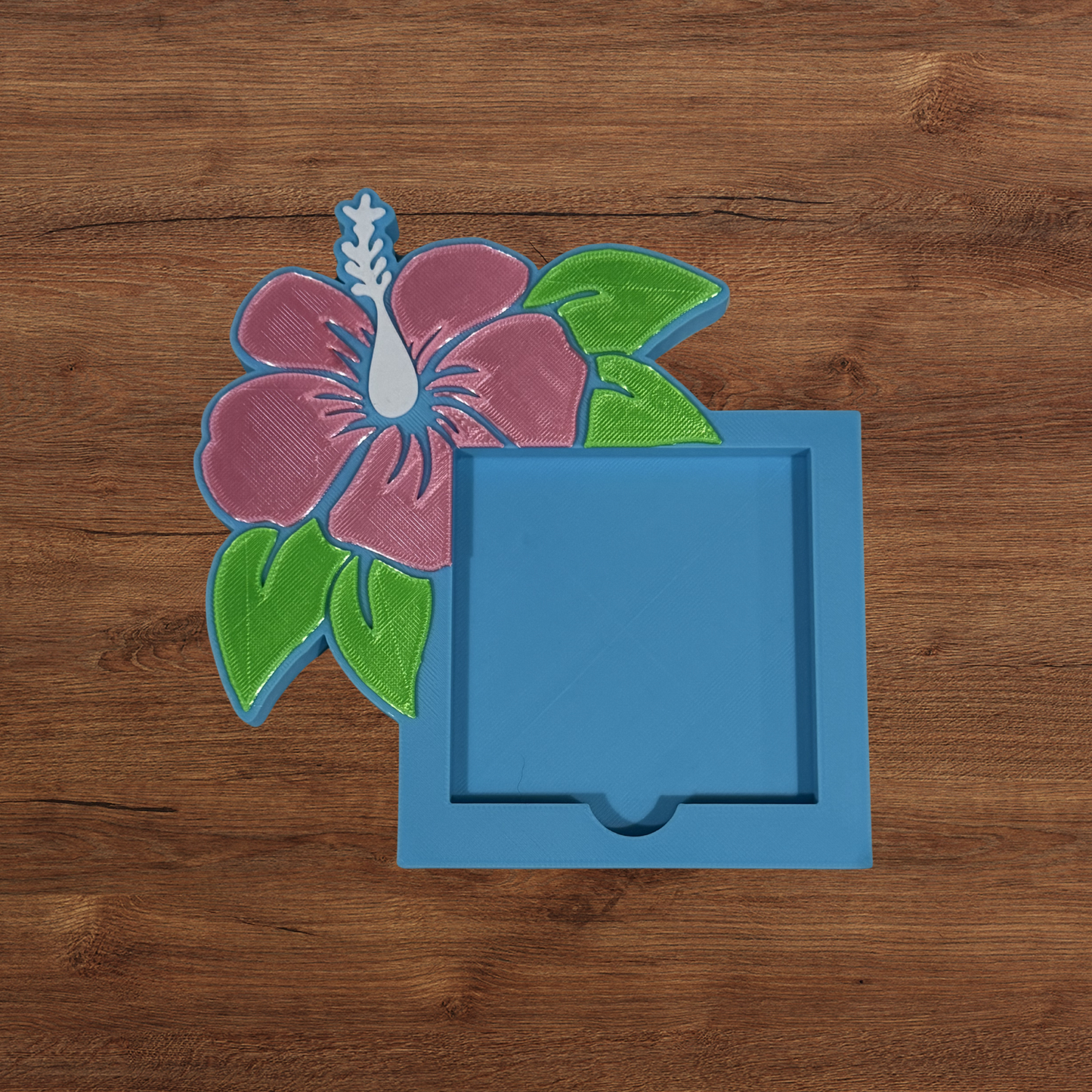 Hibiscus Post It Holder