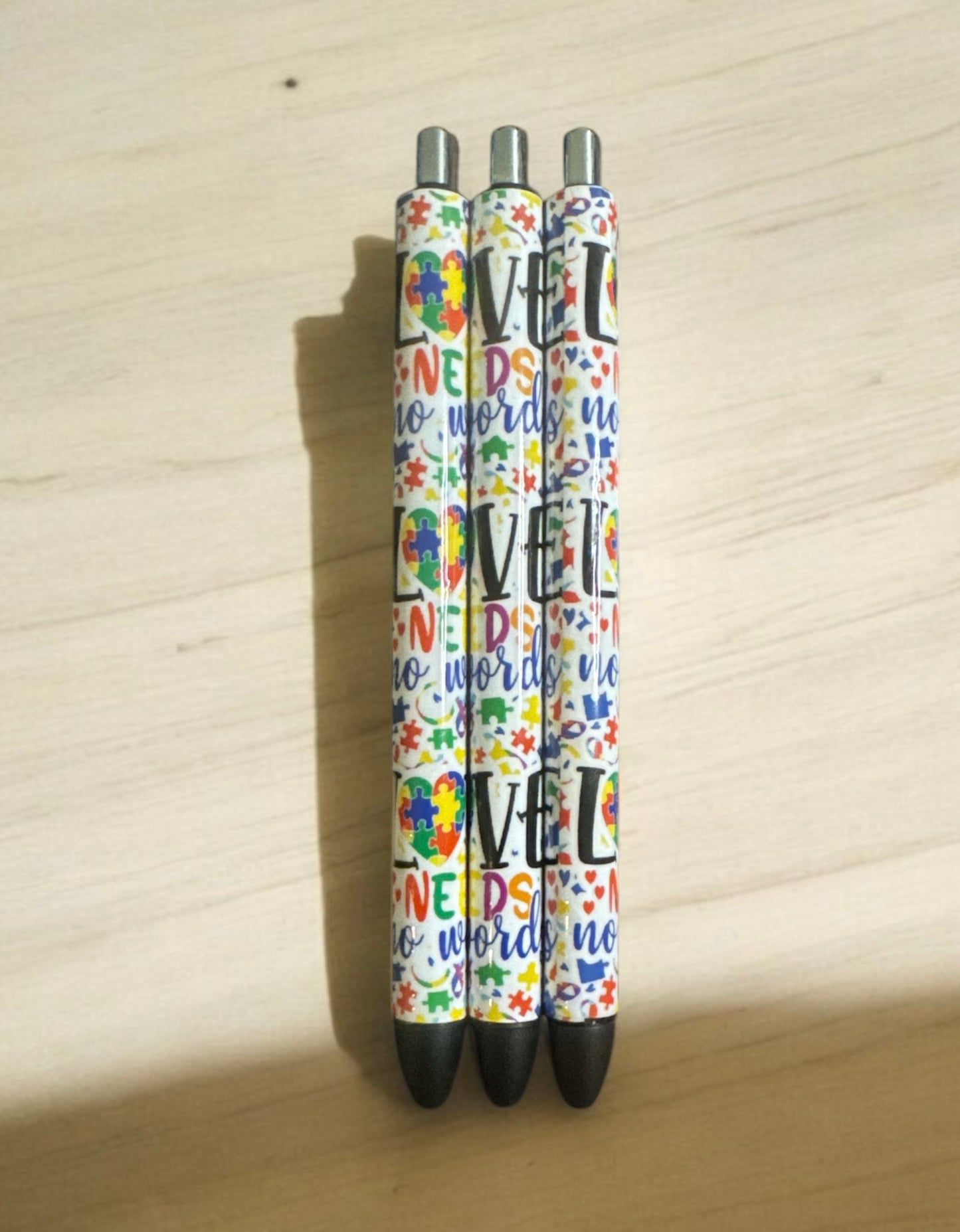 Love Needs No Words Resin Pen