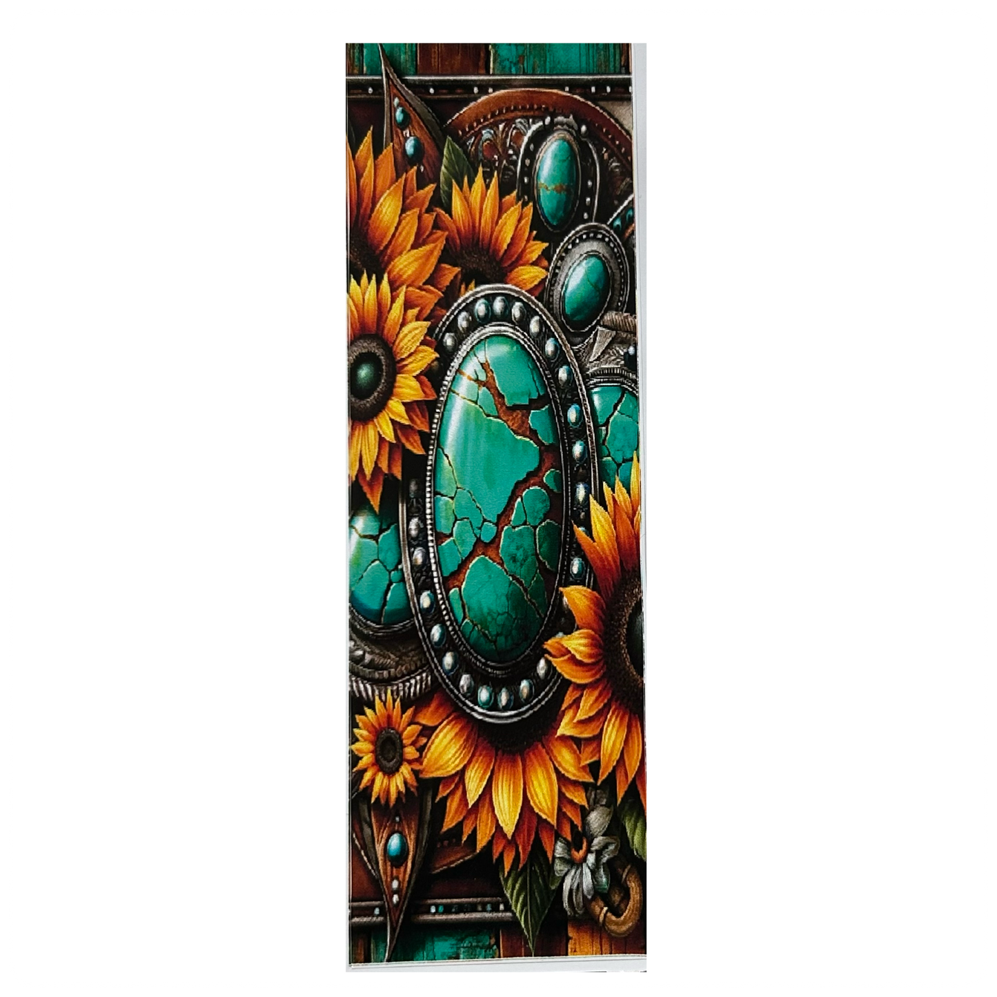 Western Sunflower & Gem Pen Wrap