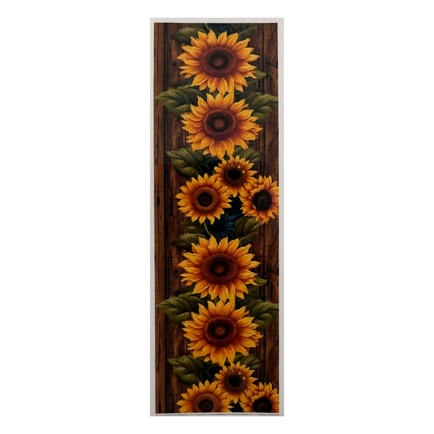 Sunflowers on Wood Pen Wrap