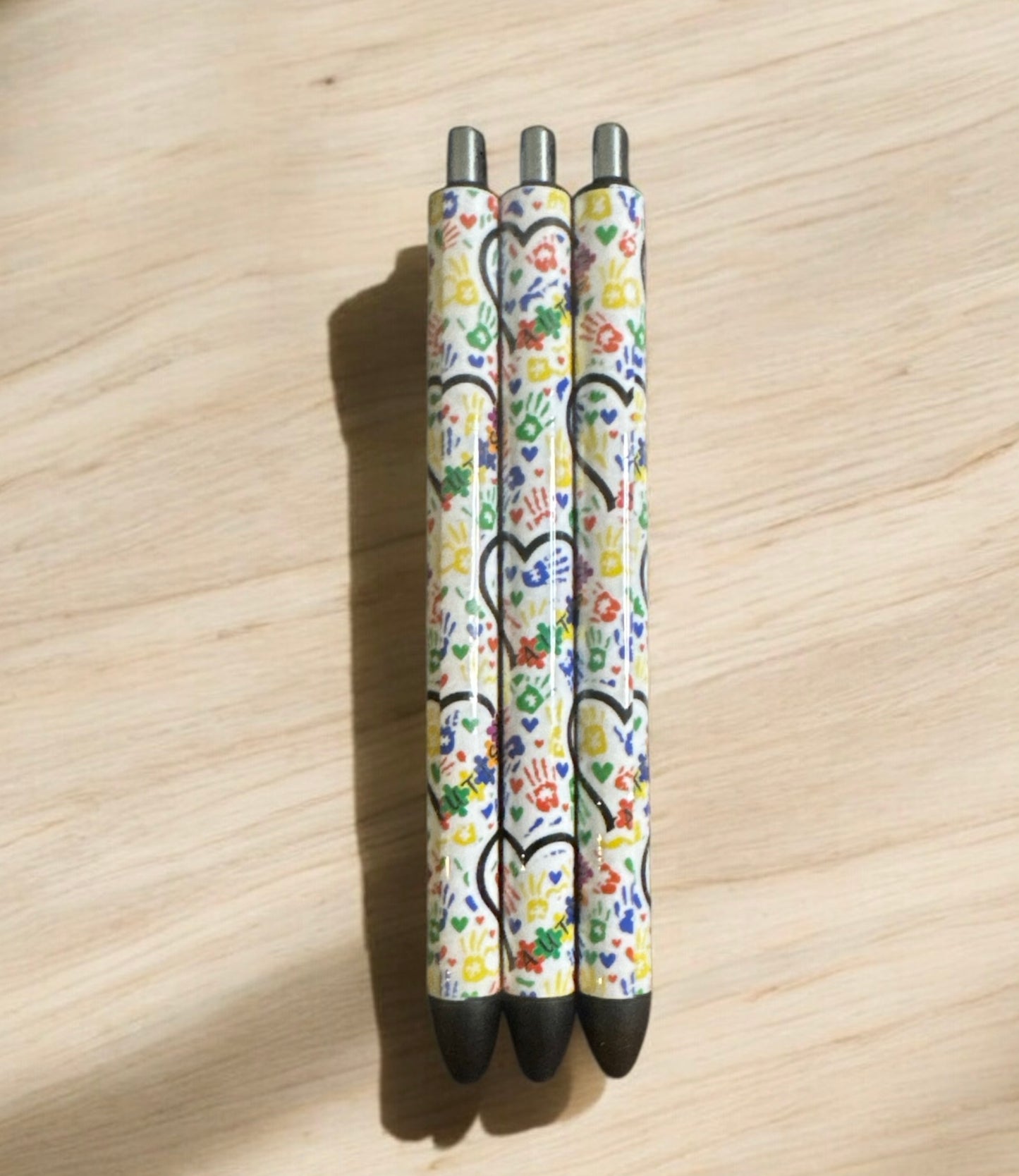 Heart Autism Resin Pen