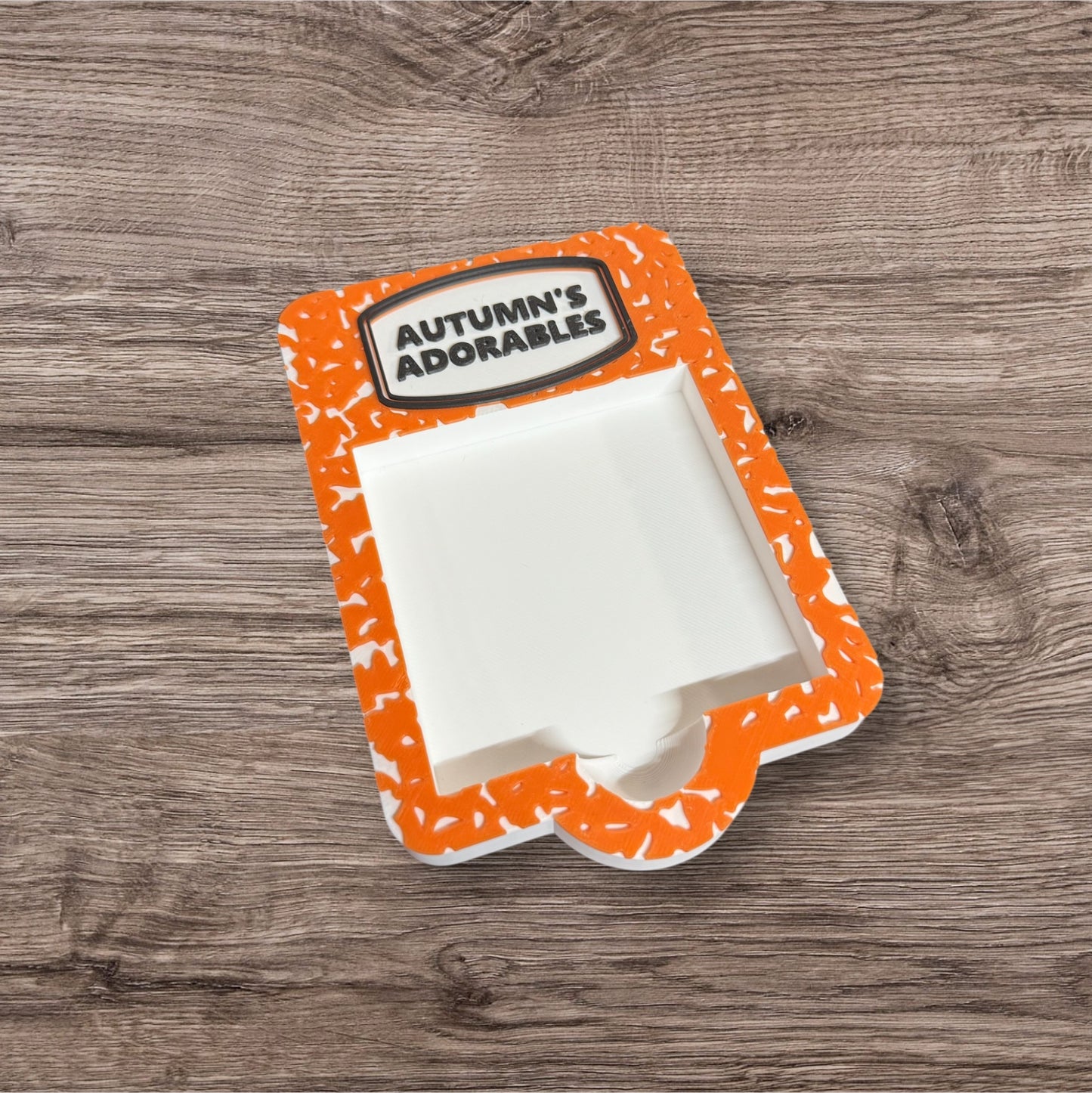 Customized Name Post It Holder