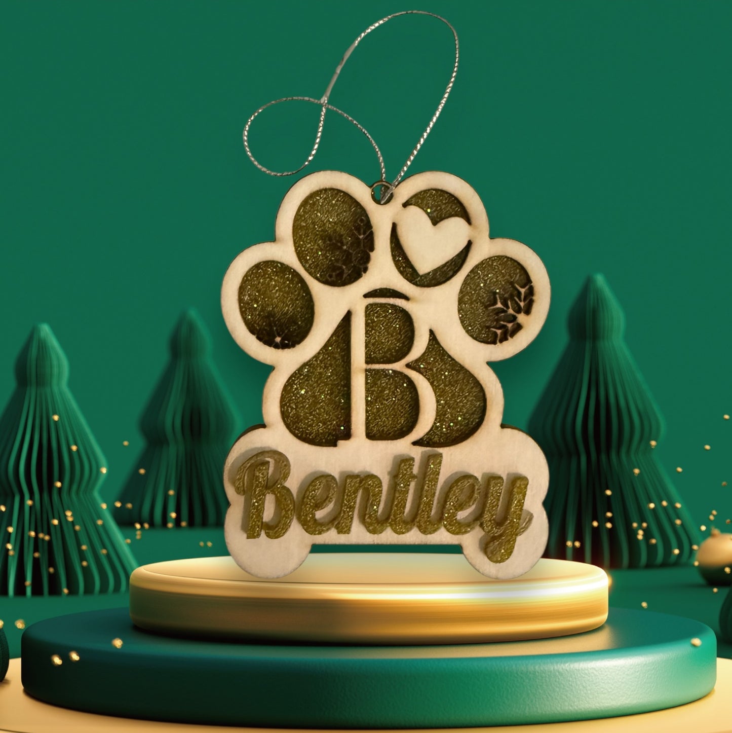 Personalized Name Ornament- For Your Dog