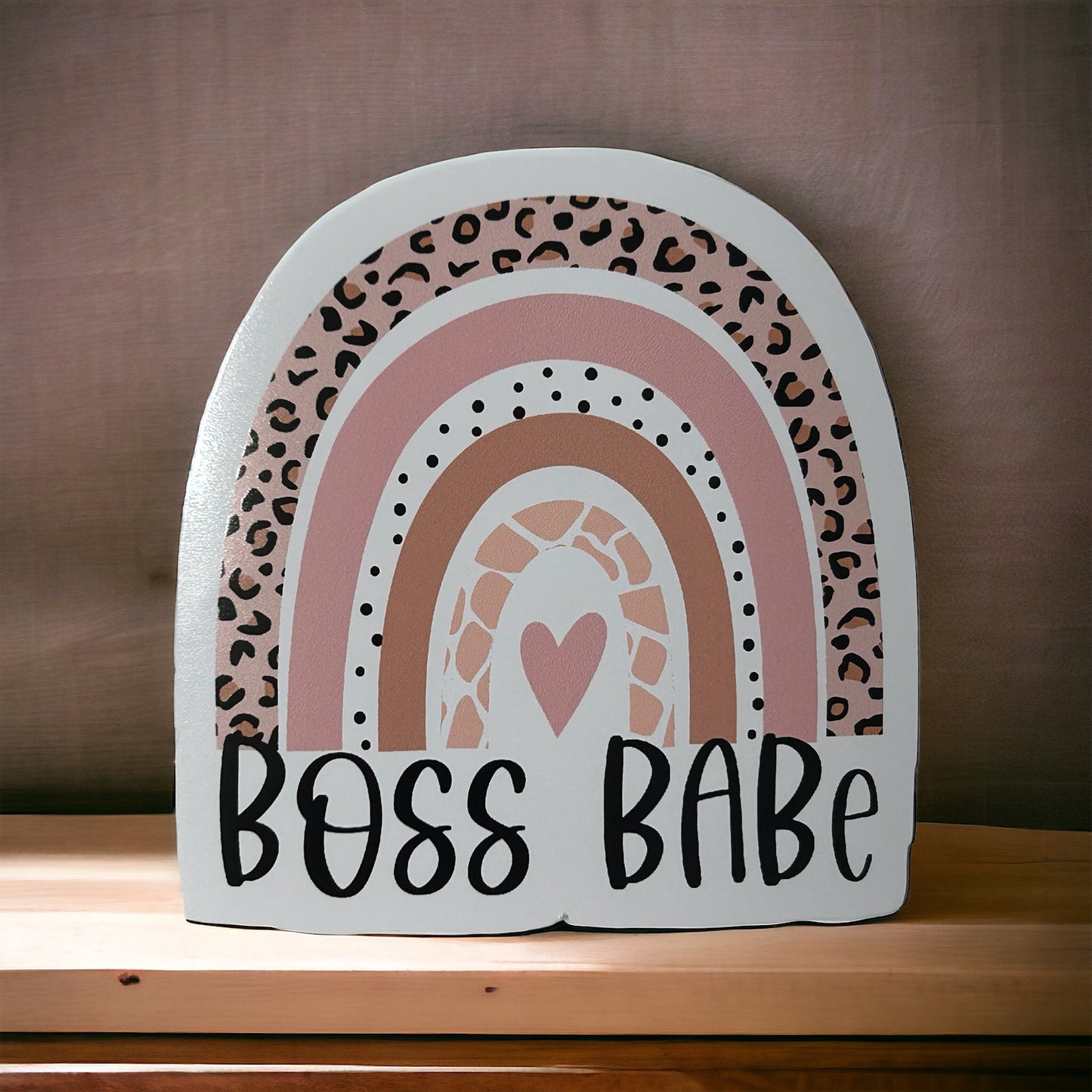 Boss Babe Rainbow Sticker