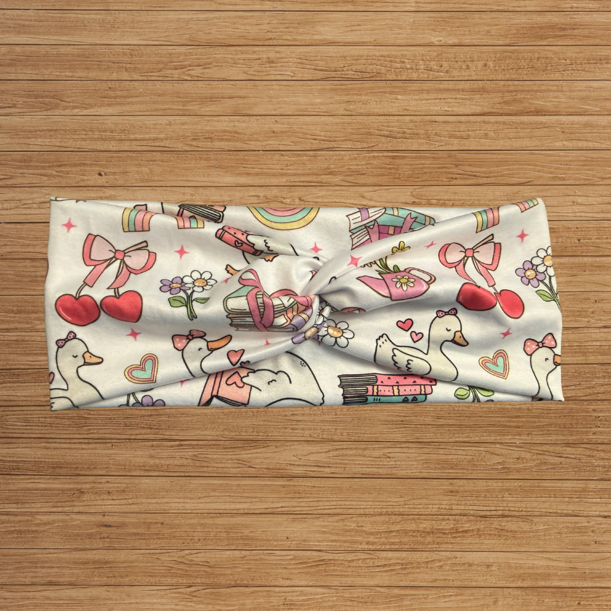 Books & Goose Twisty- Headband