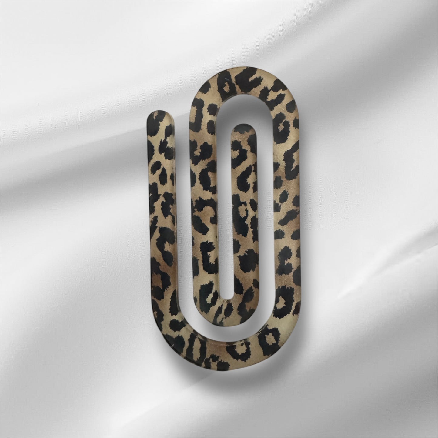 Leopard Jumbo Paperclip