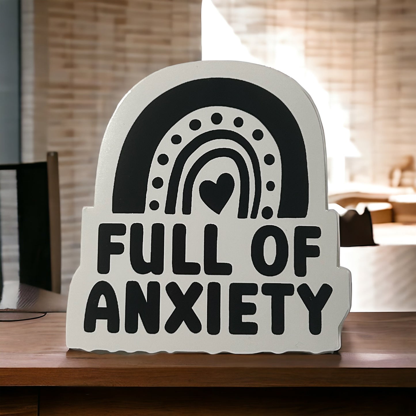 Full of Anxiety Sticker