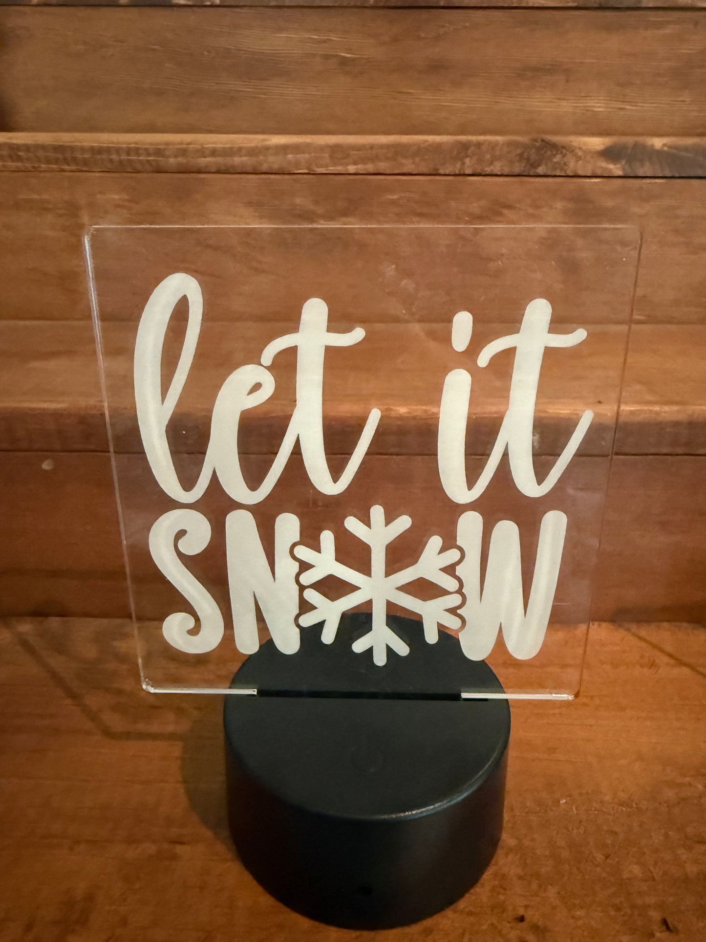 Let It Snow - USB Nite Light