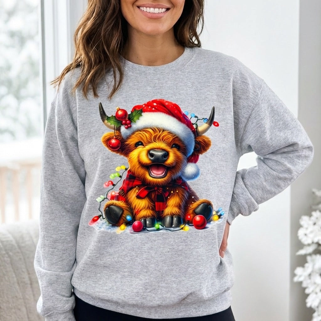 Happy Holiday Cow Transfer