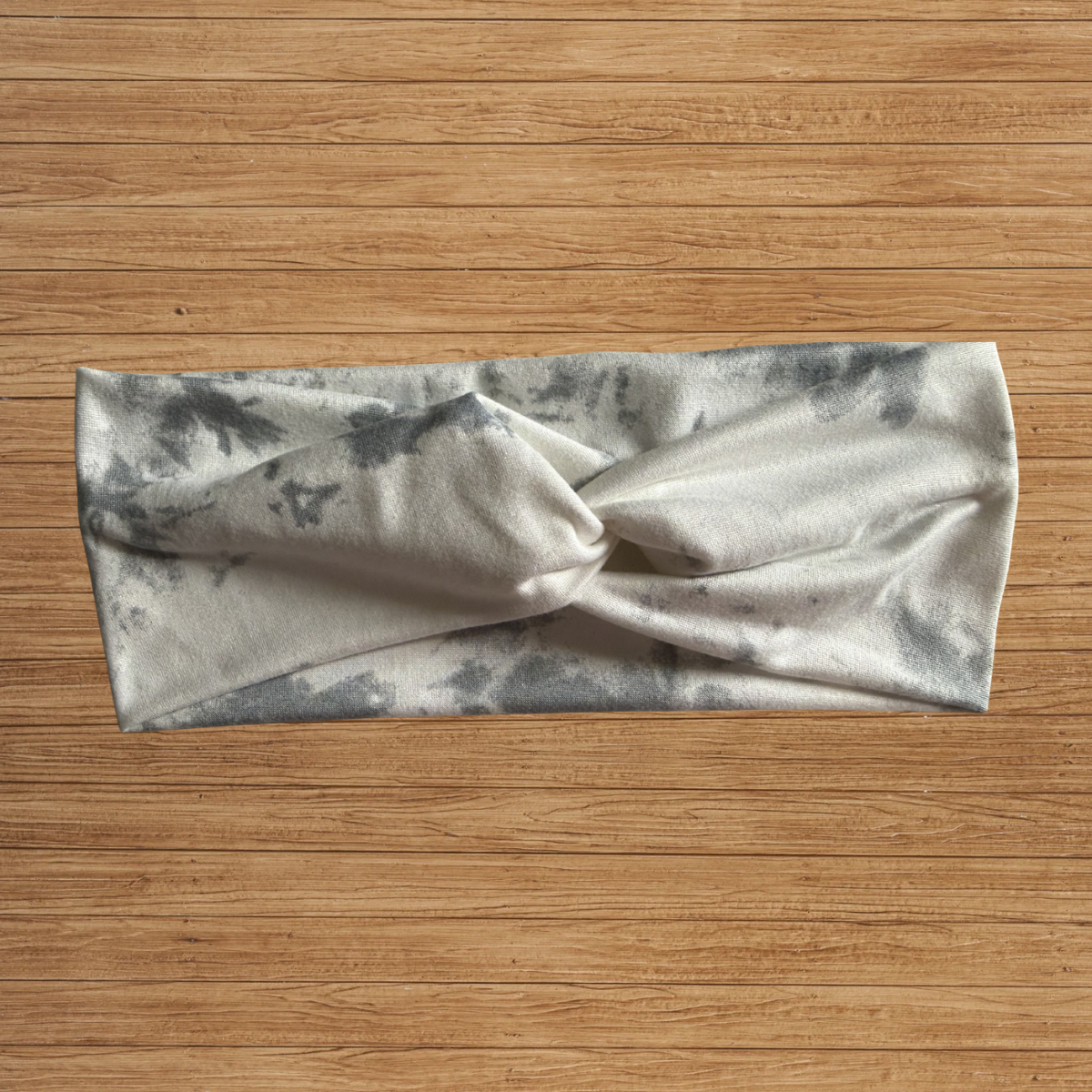 Grey/ White Marble Twisty- Headband