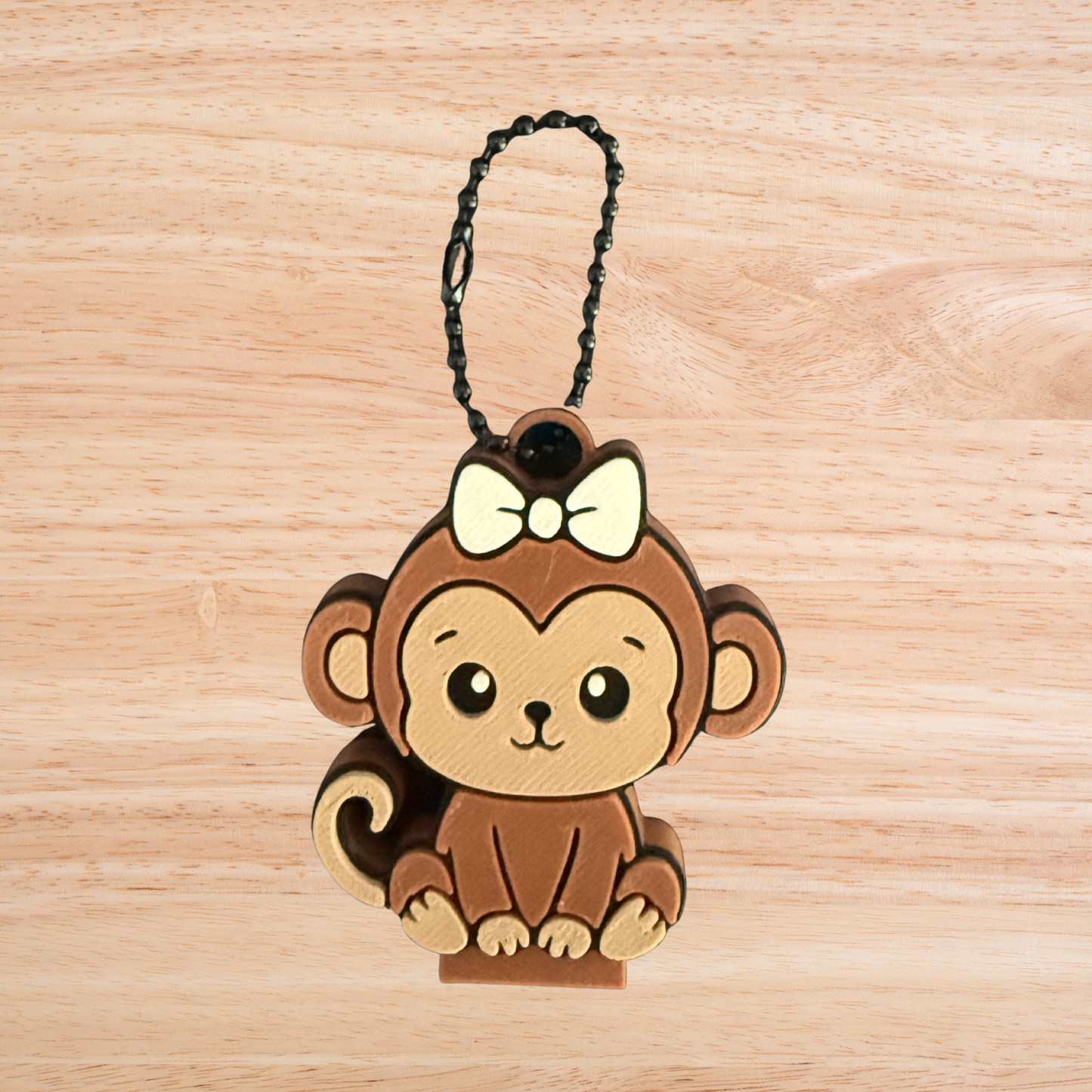 Can Tab Opener Keychain- Monkey