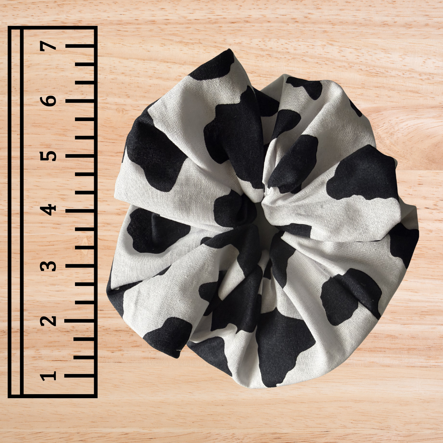 Moo Cow- Jumbo Scrunchie