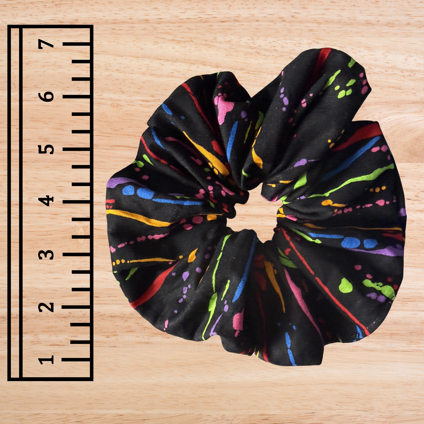 Paint Splatter- Jumbo Scrunchie