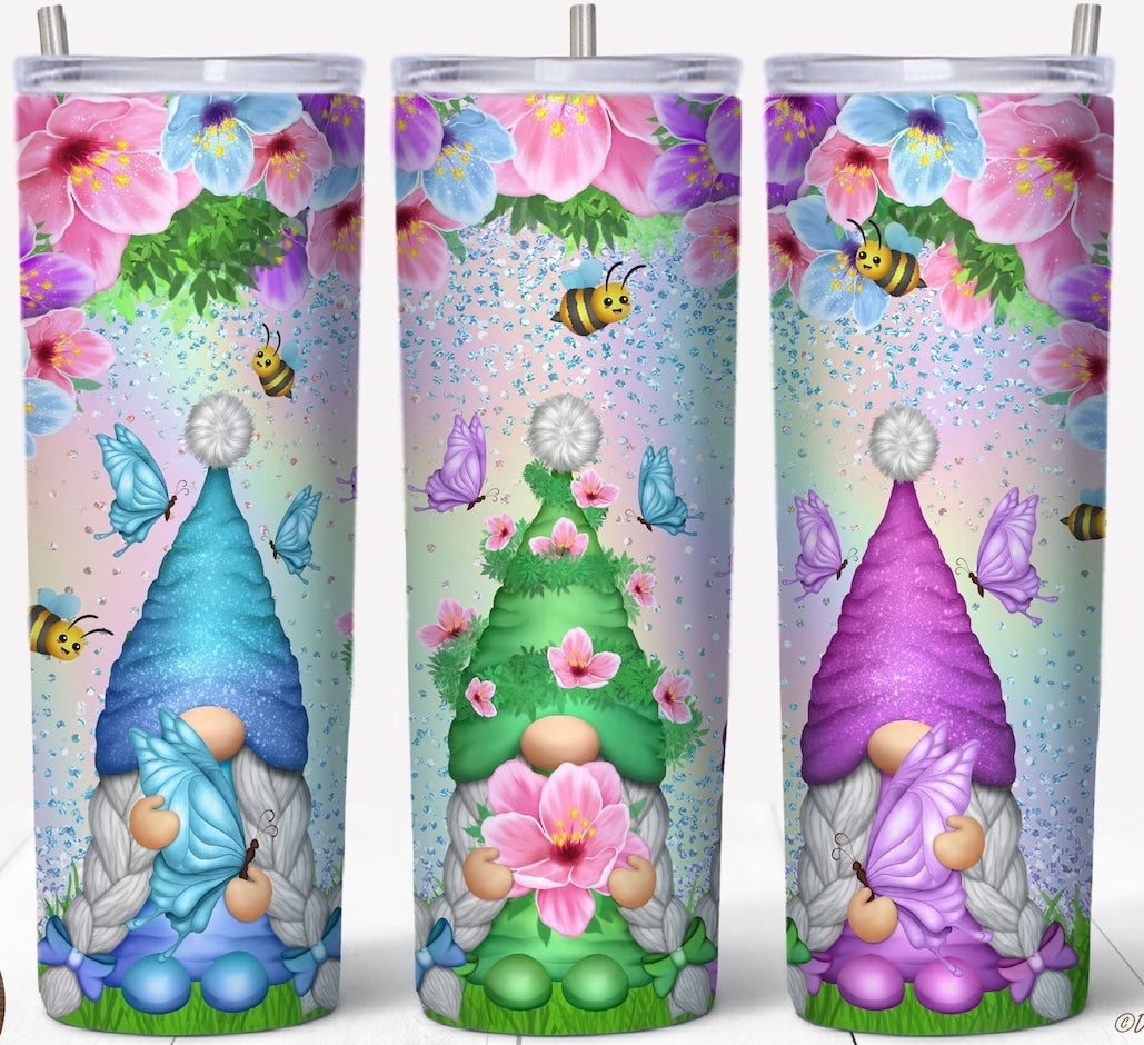 Spring Gnomes Tumbler