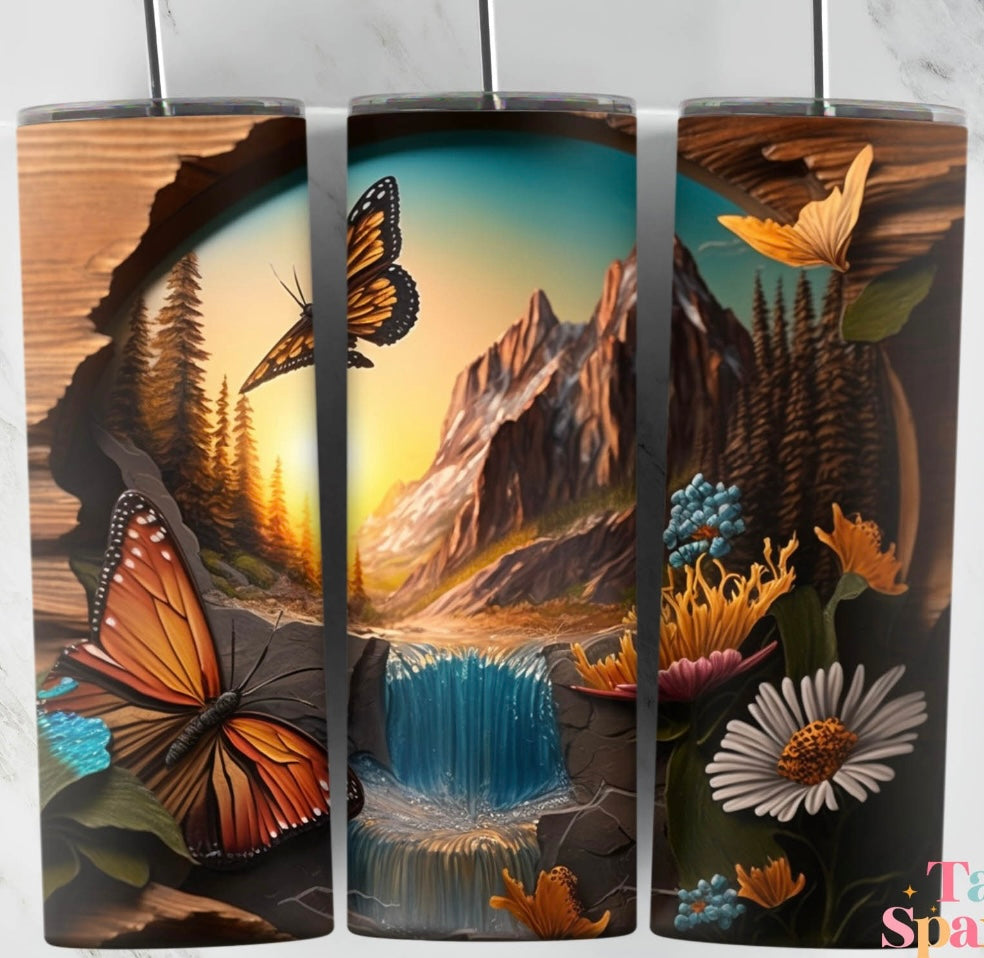 Natures Waterfall Tumbler