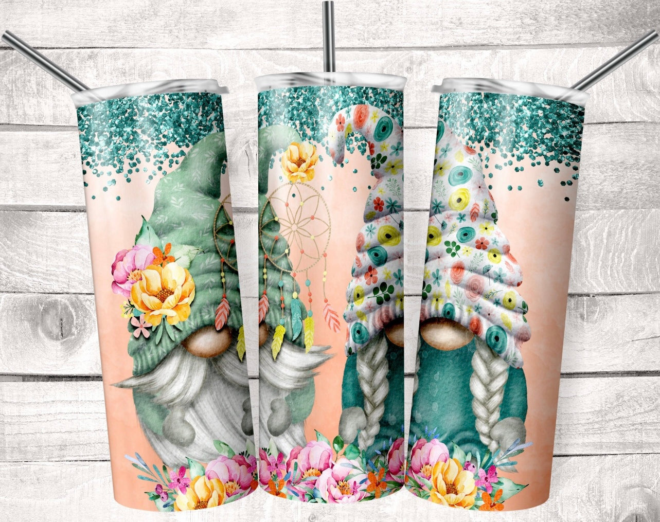 Boho Gnomes Tumbler