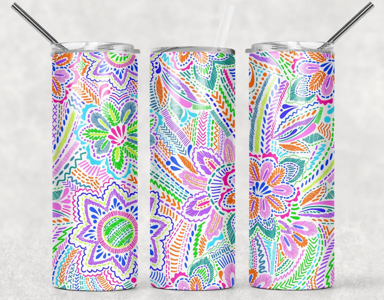 Kaleido-Flower Tumbler