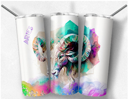 Aries Zodiac Tumbler