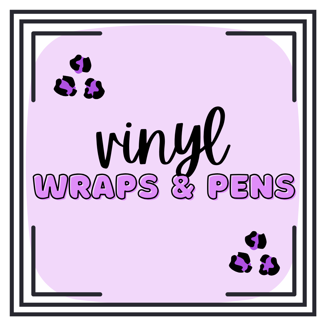 Resin Pens/ Vinyl Pen Wraps