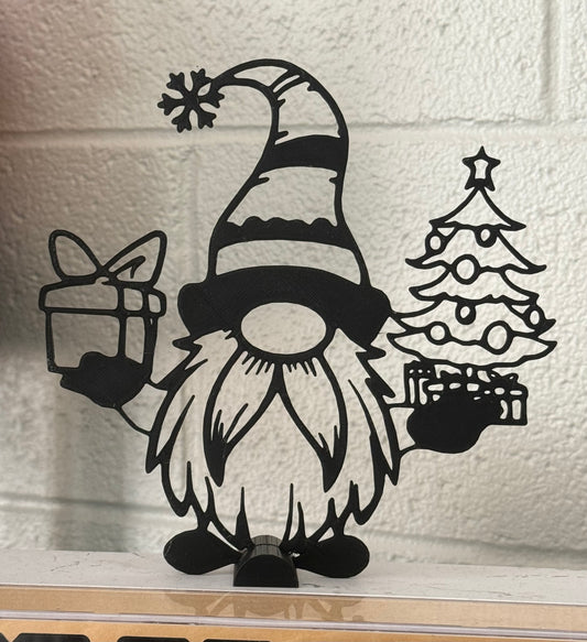 Gnome Silhouette 3D