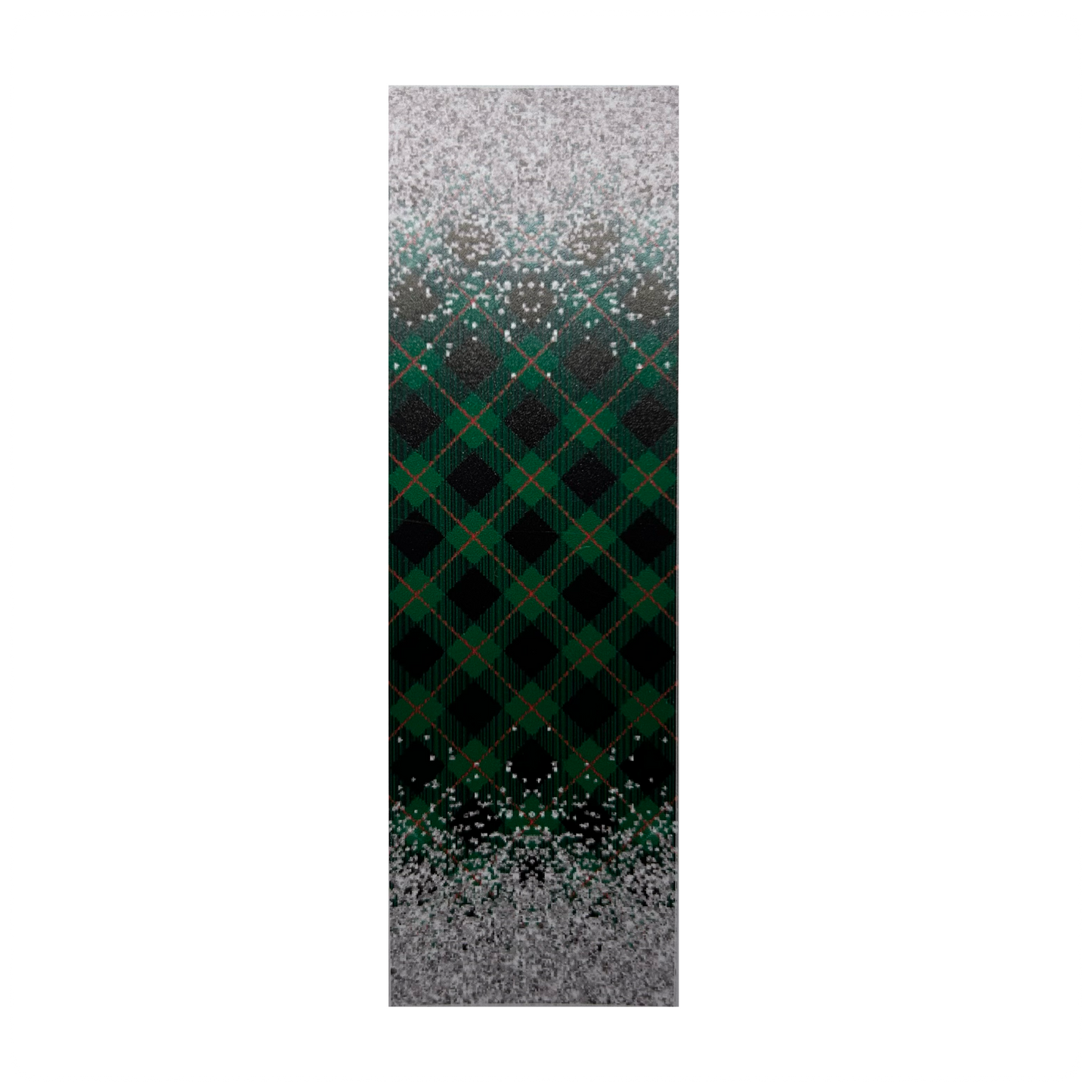 Green Plaid Glitter Pen Wrap