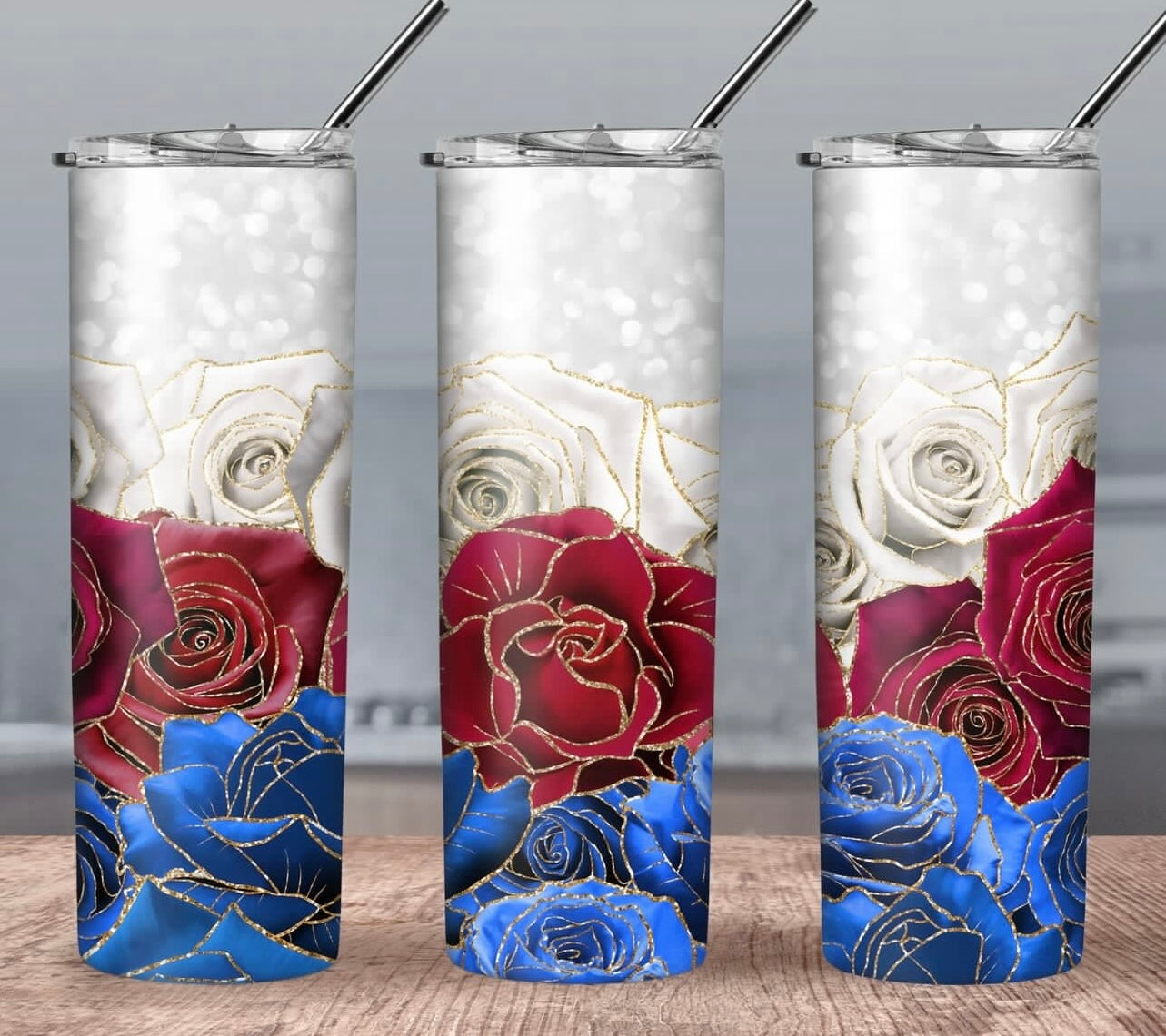 USA Roses Tumbler