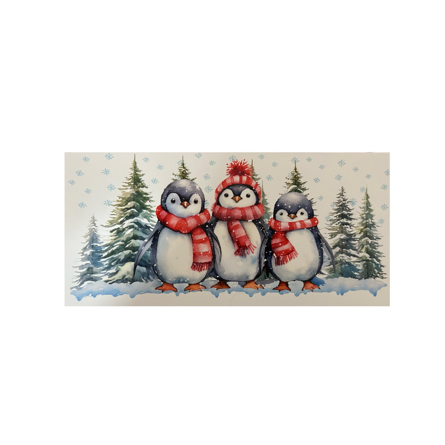 Winter Penguins- 16 oz. Libbey Wrap