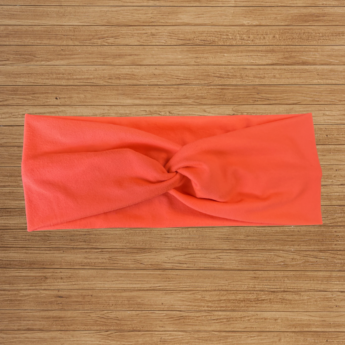 Neon Salmon Twisty- Headband