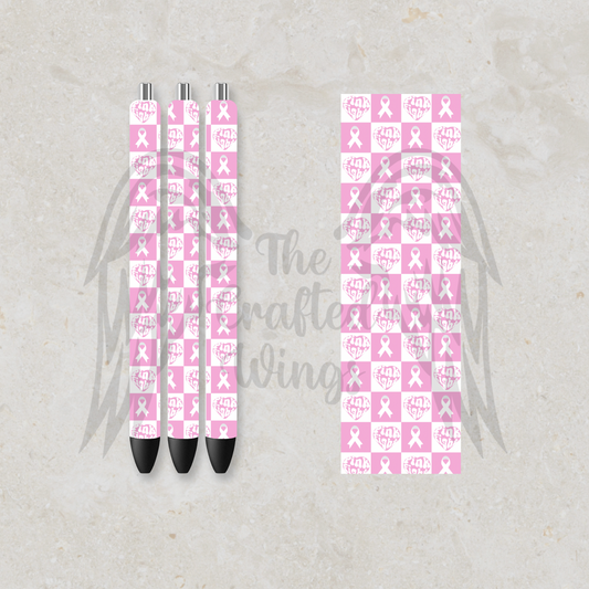 Pink Fight Pen Design