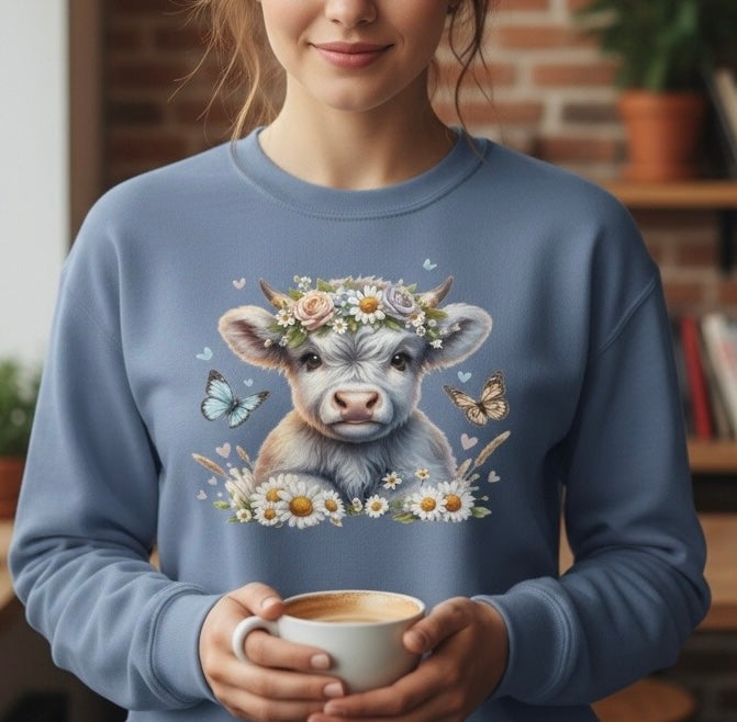 White Moo Cow Transfer