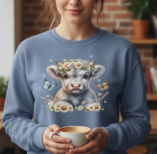 White Moo Cow Transfer