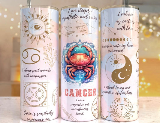 Zodiac Tumbler- Cancer