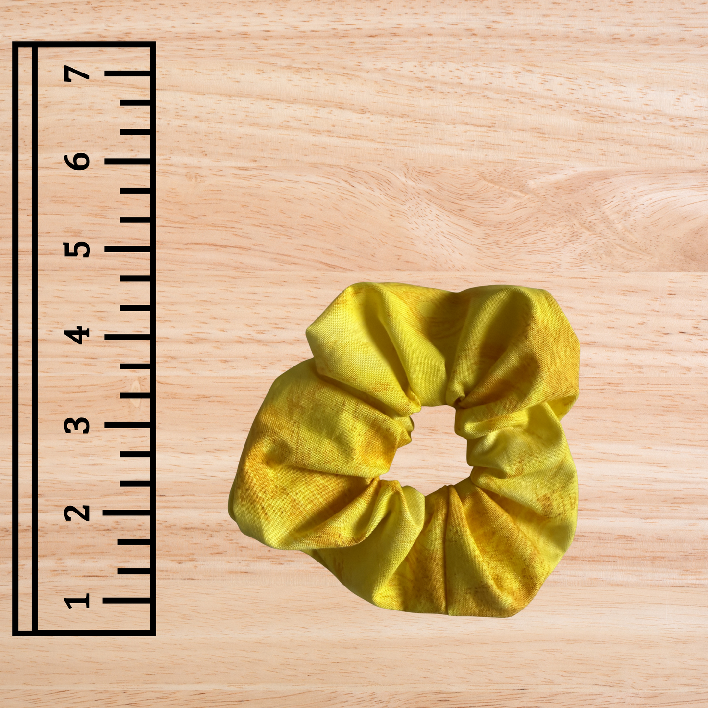 Yellow Brush - Regular Scrunchie