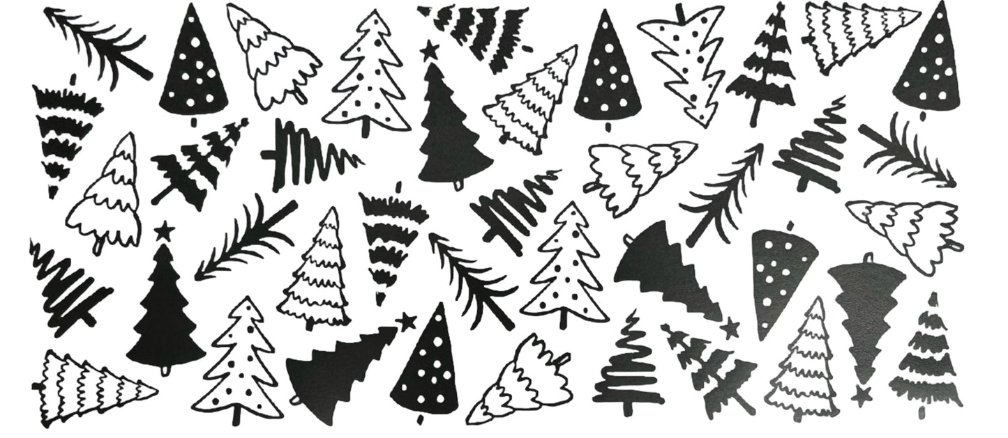 Christmas Trees- 16 oz. Libbey Wrap