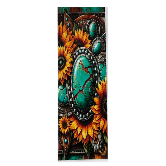 Western Sunflower & Gem Pen Wrap