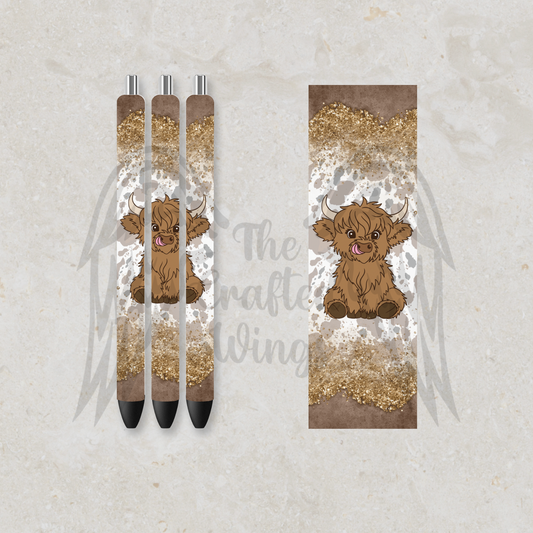 Highland Cow Pen Design
