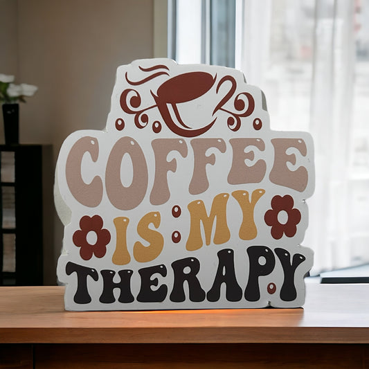 Coffee Is My Therapy Sticker