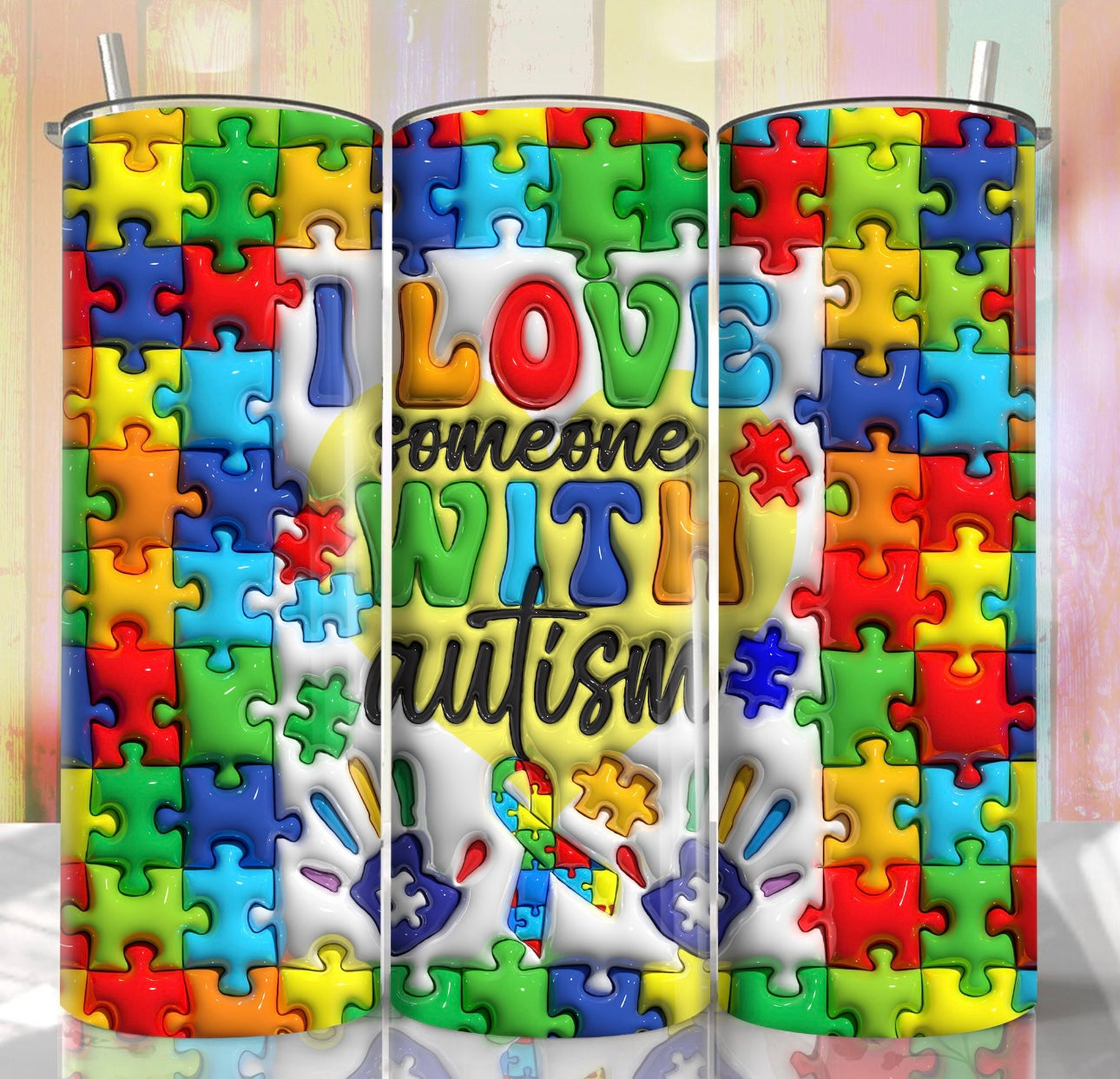 Autism 3D Tumbler