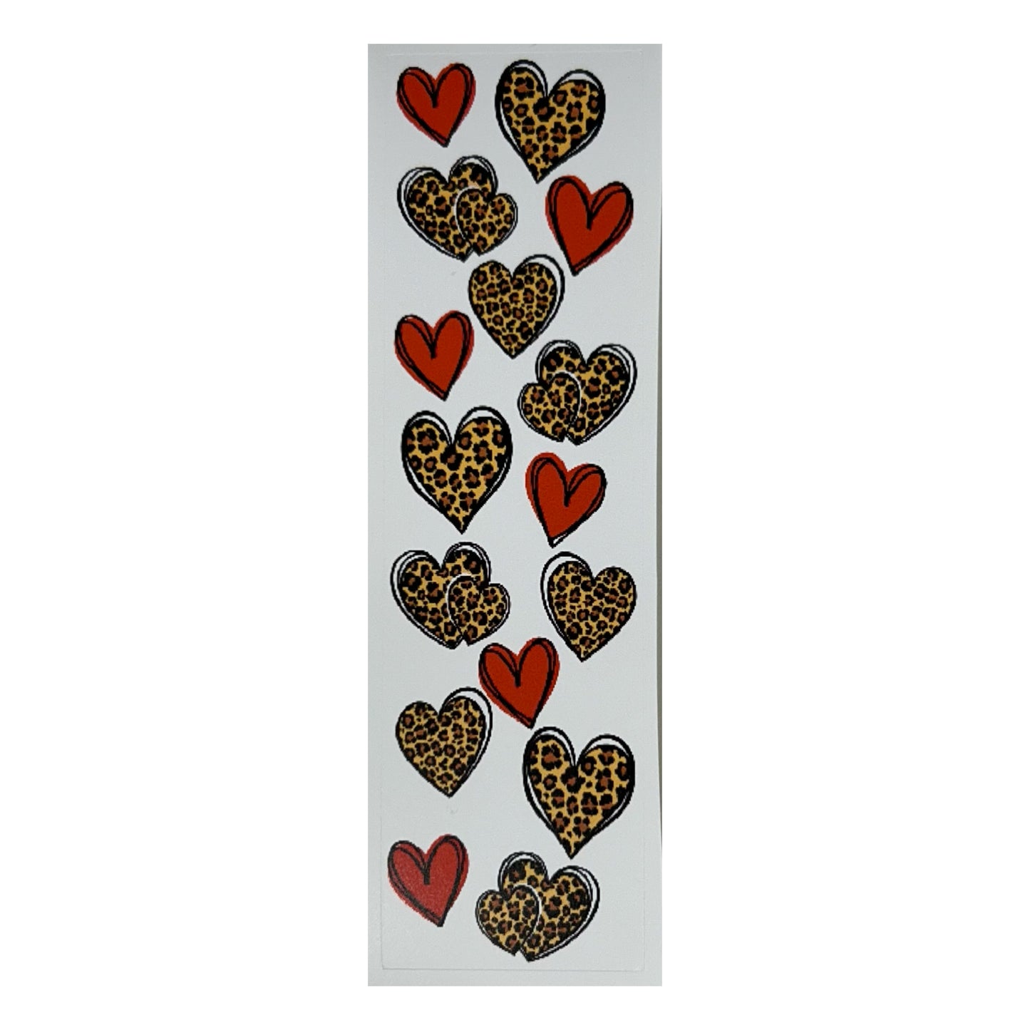 Leopard Love Hearts Pen Wrap