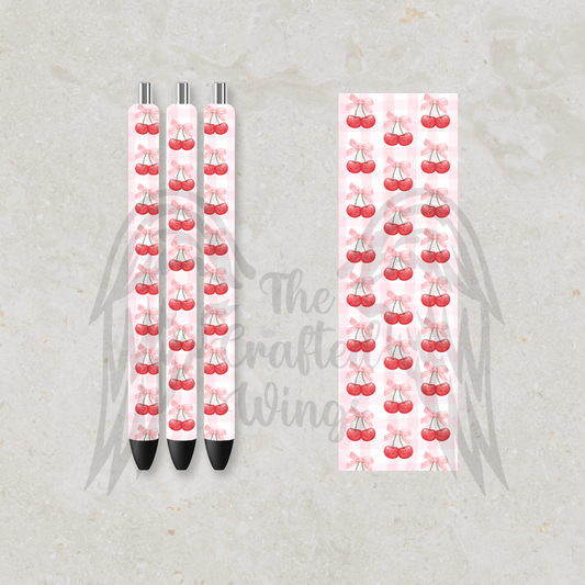 Cherry Bows Pen Design
