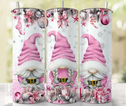 Pink Gnomes Tumbler