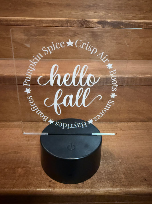 Hello Fall - USB Nite Light