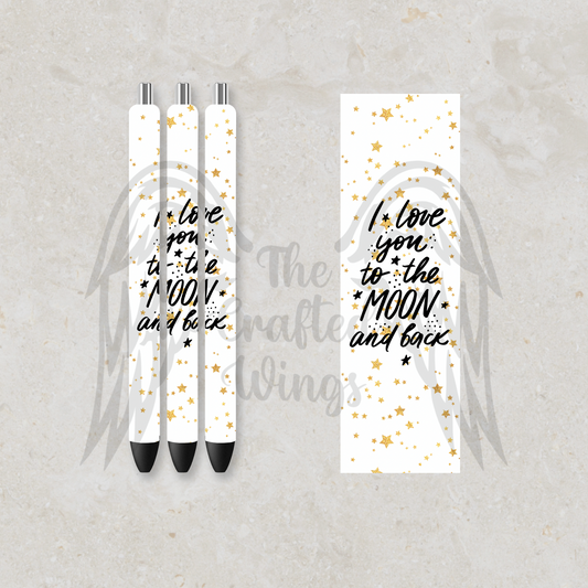 Moon & Back Pen Design