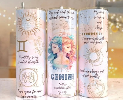 Zodiac Tumbler- Gemini