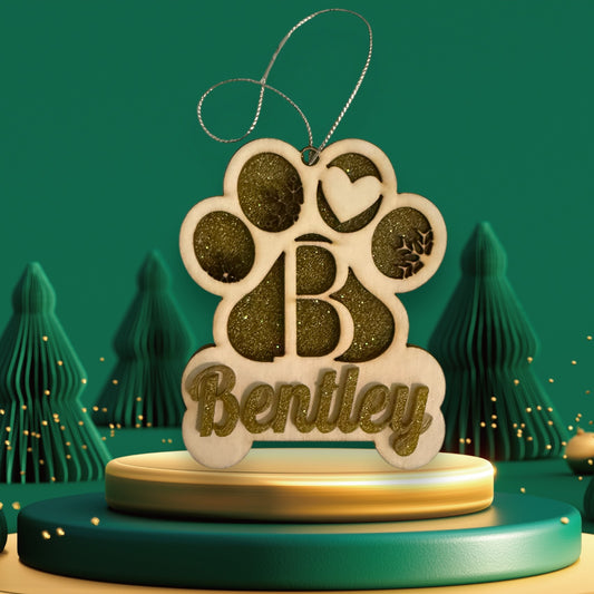 Personalized Name Ornament- For Your Dog