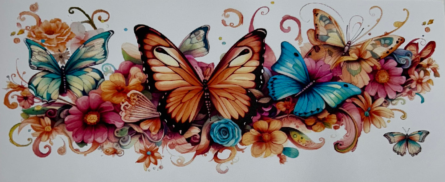 Butterfly Dreams- 16 oz. Libbey Wrap