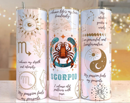 Zodiac Tumbler- Scorpio