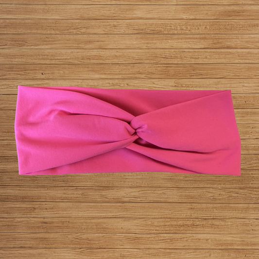 Neon Pink Twisty- Headband