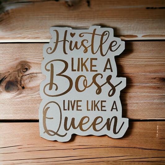 Hustle Like A Boss Sticker